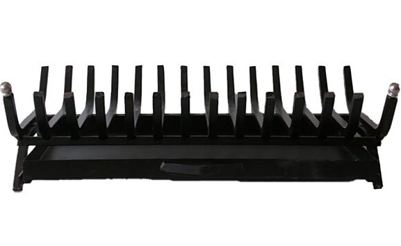 Β - ΣΗΜΑΝΤΙΚΟ: Σε περίπτωση διαφοράς τιμής από το κατάστημα ισχύει παντα και μόνο η τιμή του καταστήματος Σχάρα Σκέτη Σιδερένια Μασίφ 60x40εκ. Black (Χρώμα: Μαύρ